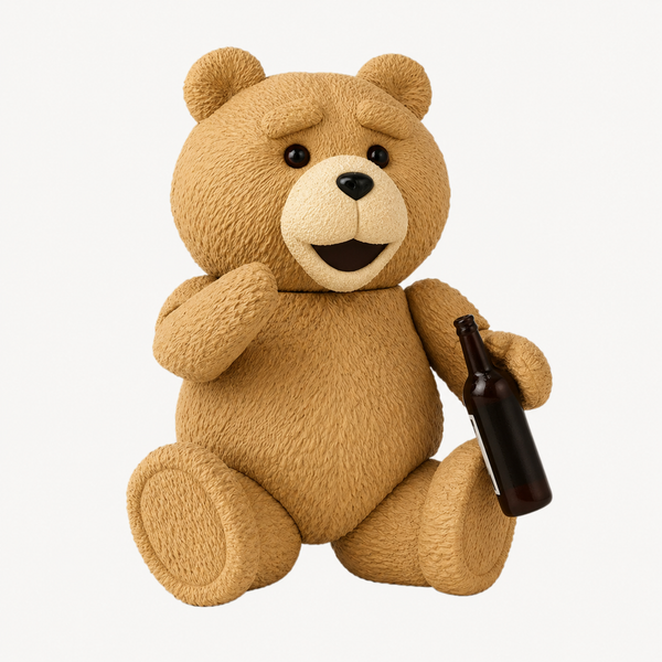 Figura Oso Ted Única — Pieza Icónica de la Película Ted