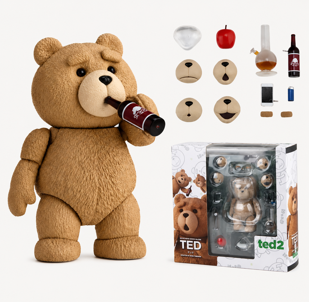 Figura Oso Ted Única — Pieza Icónica de la Película Ted
